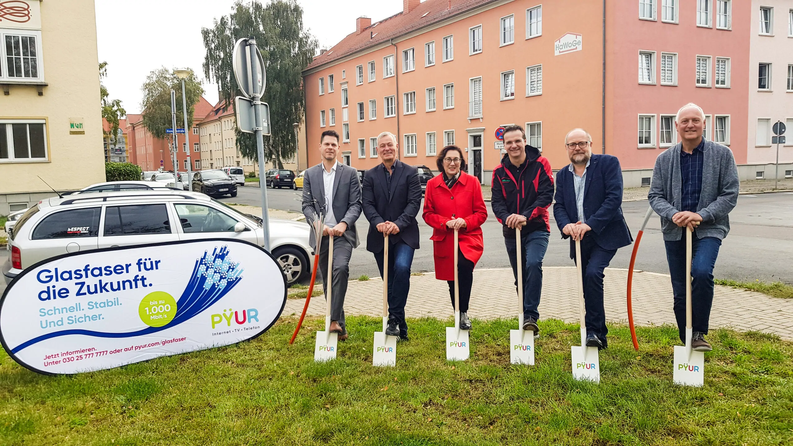 Spatenstich für das Netz der Zukunft