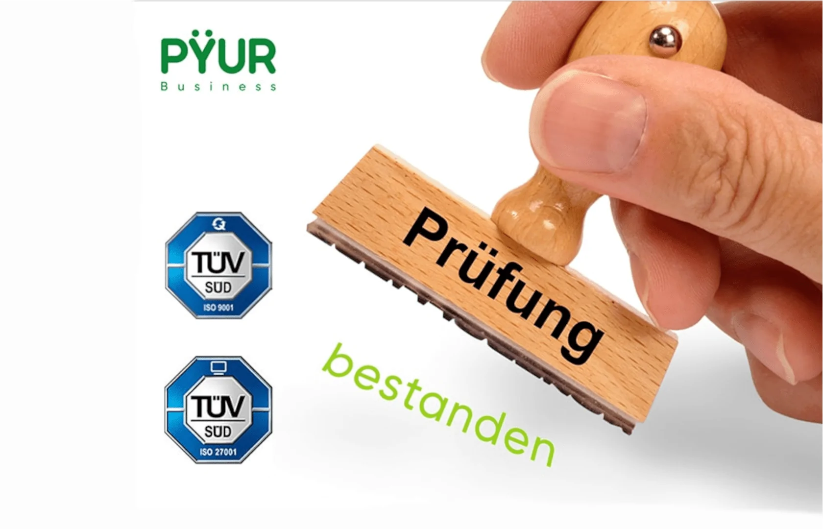 PŸUR Business erneuert und erweitert Zertifizierungen für Sicherheit und Qualität